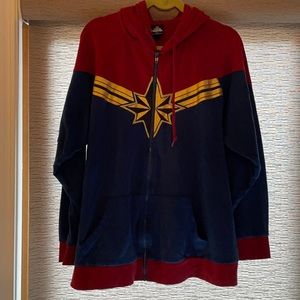 Captain Marvel Her Universe Size 3 Hoodie